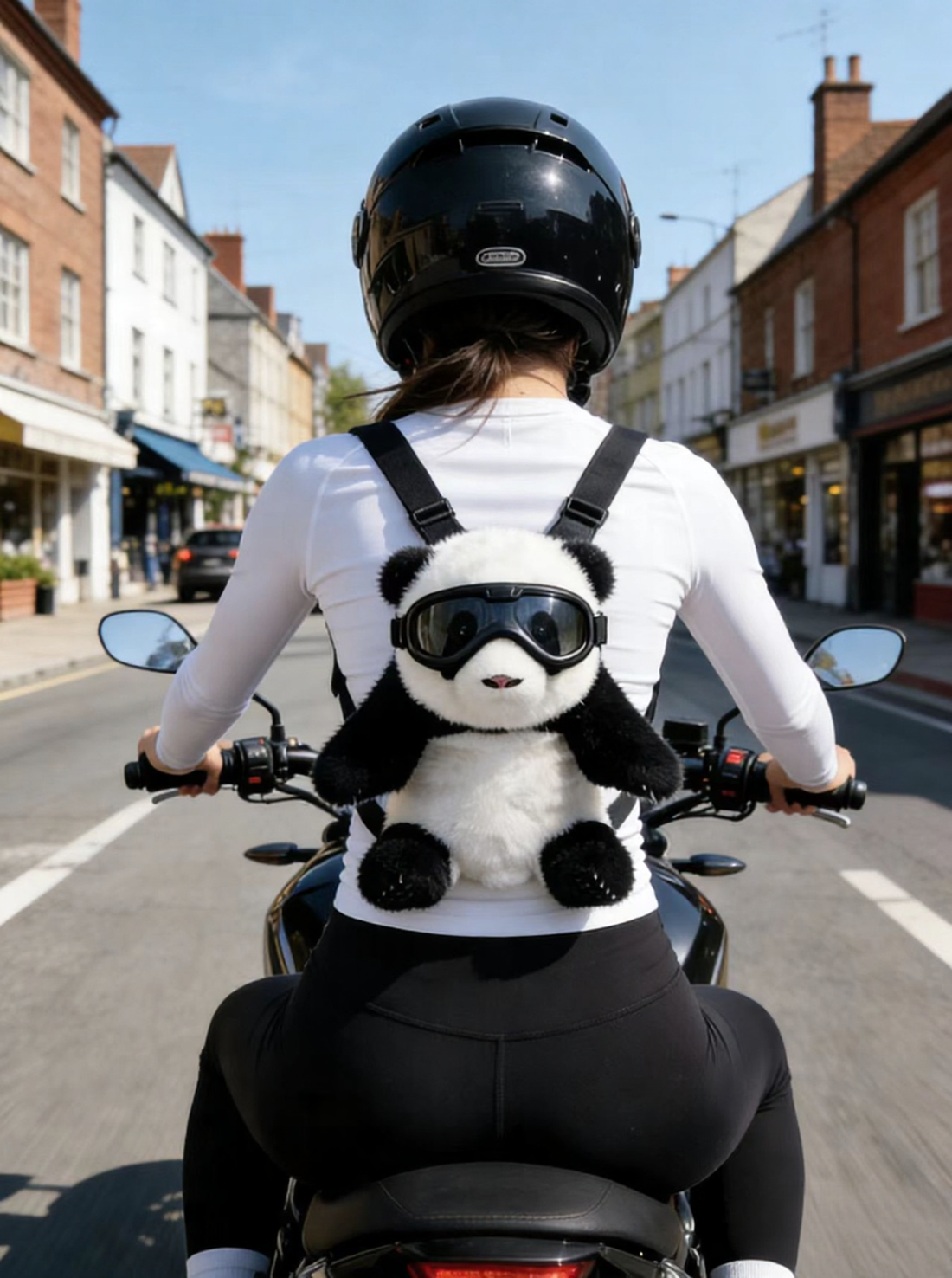 Panda Plush: Cycling Companion