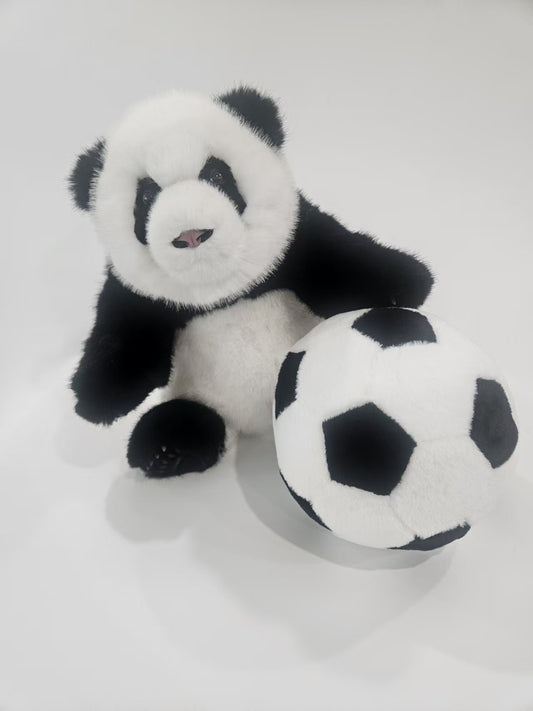 Chengshi Panda & Football Plush Set